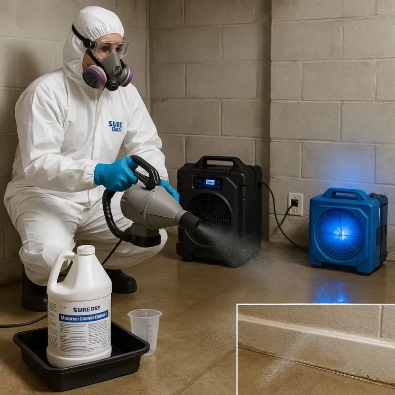 Sanitization and Odor Removal process in Palos Hills, IL